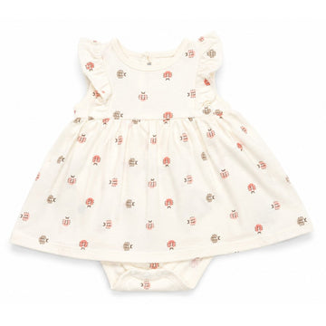 B4Baby - Vestido Body para niña | Mariquitas