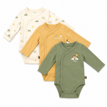 B4Baby - Conjunto 3 body manga larga | niña