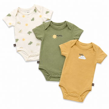 B4Baby - Conjunto 3 body arcoiris | niña