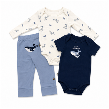 B4Baby - Conjunto de 3 piezas | Ballena