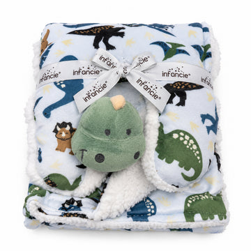 Cobija con peluche | Dinosaurio