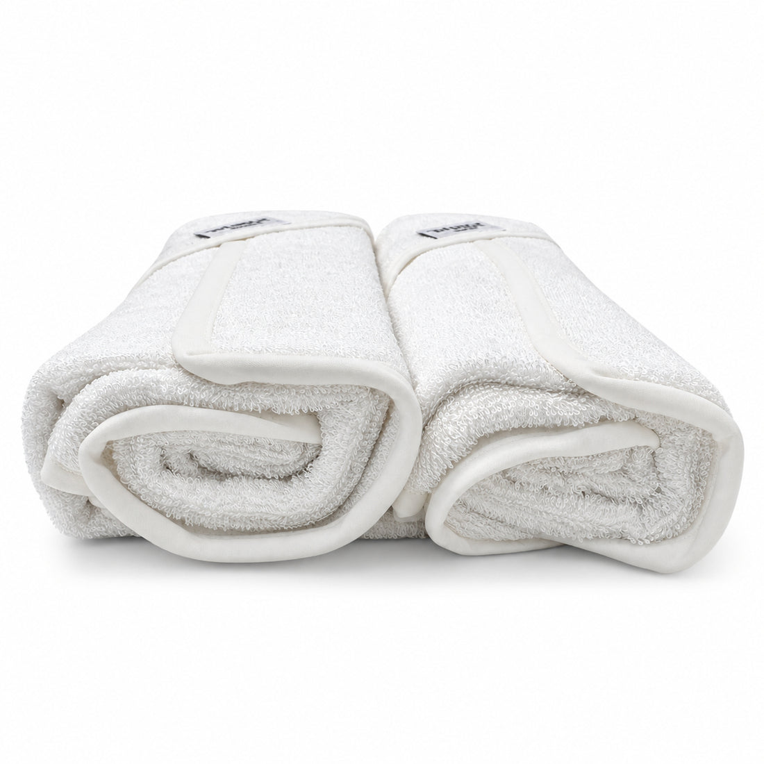 Set de 2 toallitas de bambu | Blanco