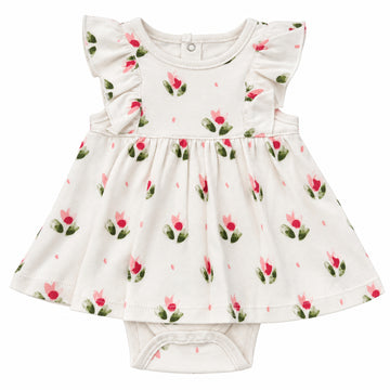 B4Baby - Vestido Body para niña | Flores