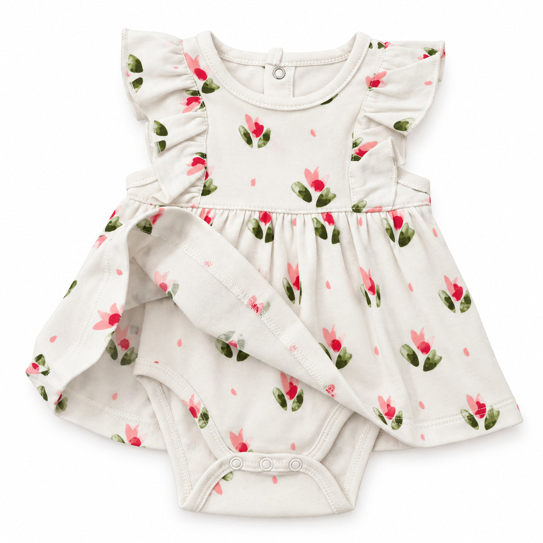 B4Baby - Vestido Body para niña | Flores