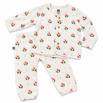 B4Baby - Pijama para niña | Flores
