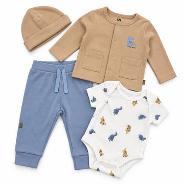 B4Baby - Conjunto de 4 Piezas | Dino