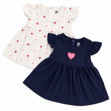 B4Baby - Conjunto de 2 vestidos