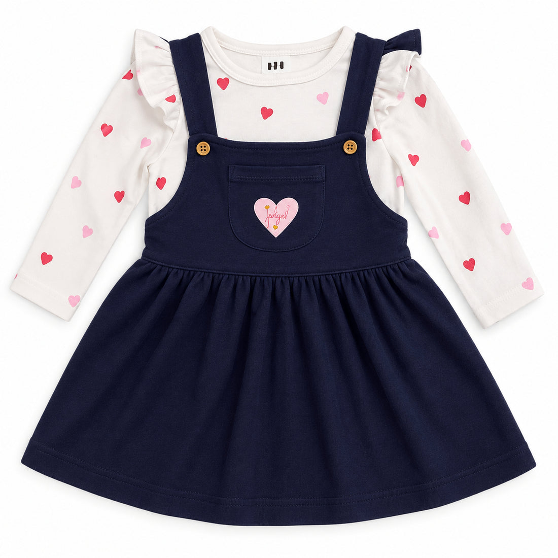 B4Baby - Set de 2 piezas niña | corazón