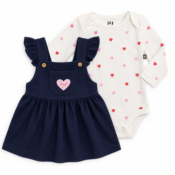 B4Baby - Set de 2 piezas niña | corazón