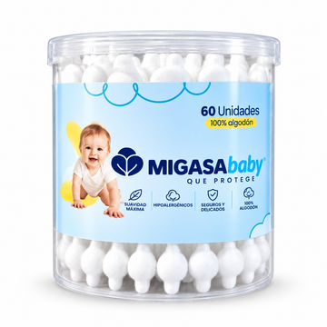 Migasa | Hisopos baby | 60 unidades