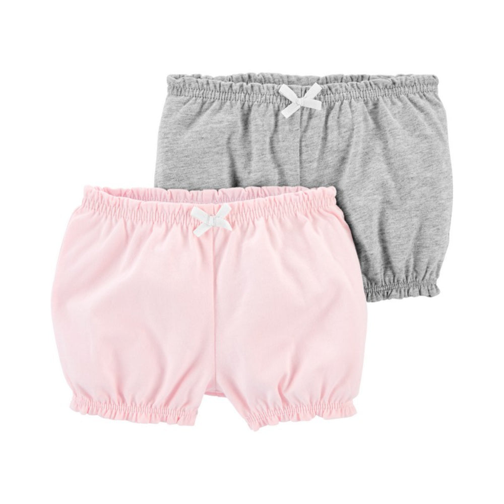 Carter´s- set de 2 short para niña |NB