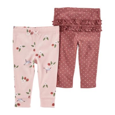 Carter´s - Paquete 2 pantalones niña 3M