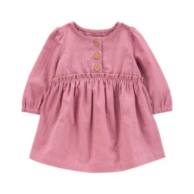 VESTIDO /F22 SOLID PK DOBBY DRESS