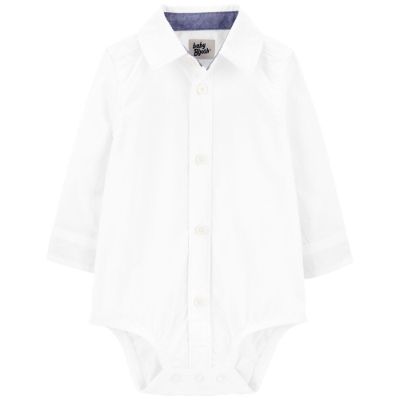 CAMISA SP23 IB LS WVN BS WHITE BBG   24M