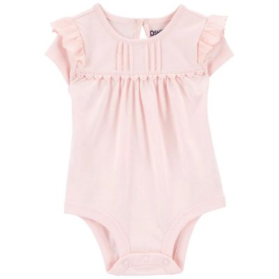 CAMISA SP23 IG SS RUFFLE BS PINK BBG   9M