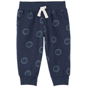 PANTALON/ SP23 I B PANT NAVY SMILEY PRINT