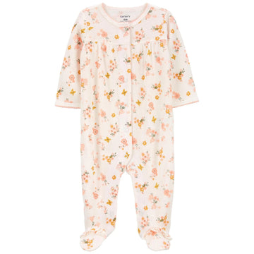 Carter´s - Pijama con pie floral | +6m