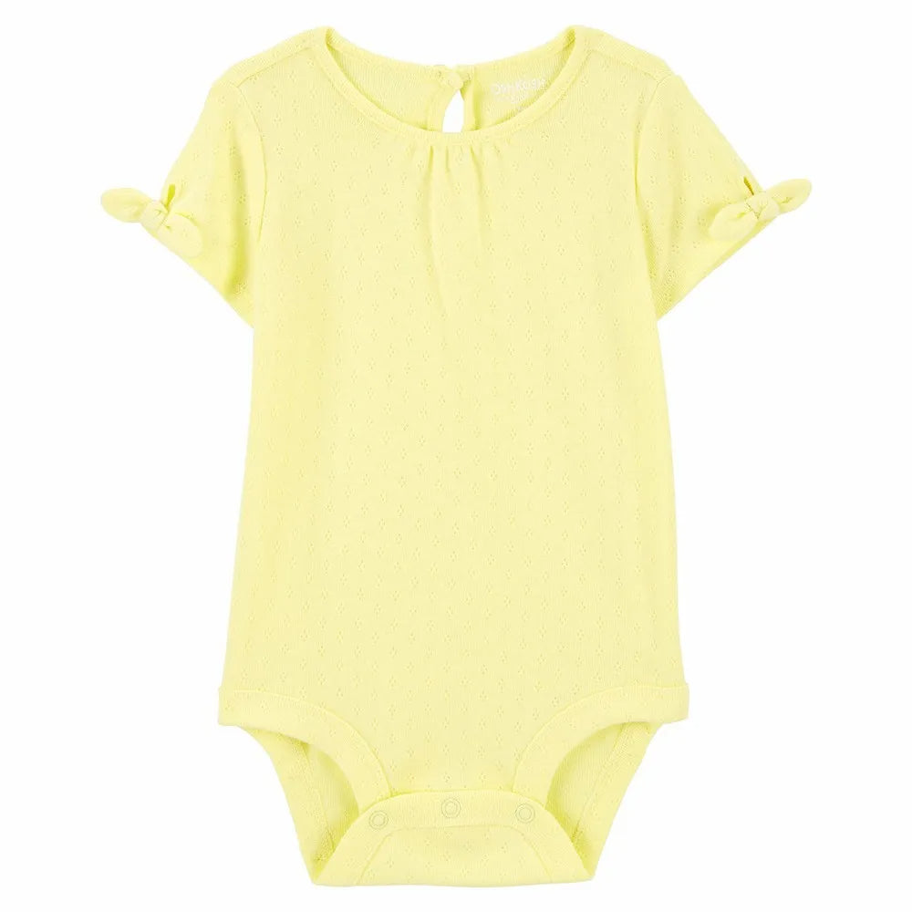 OshKosh- mameluco amarillo para niña |+6M