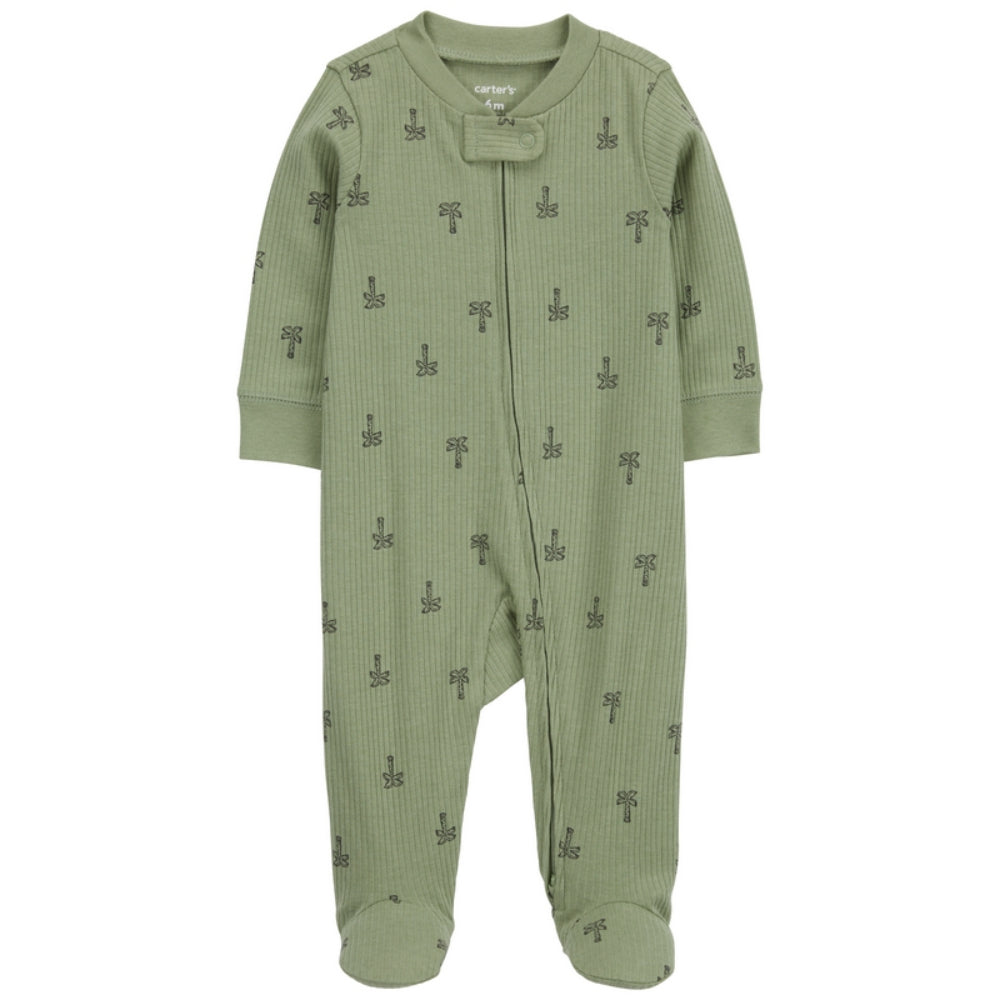 Carter´s- pijama verde olivo para niño |NB
