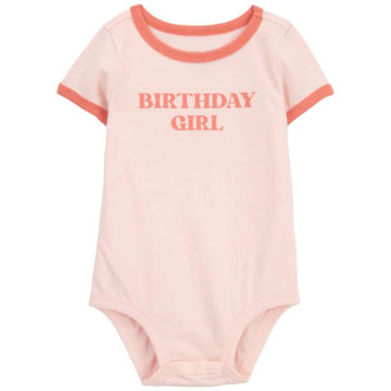 Carter´s- mameluco rosa birthday girl
