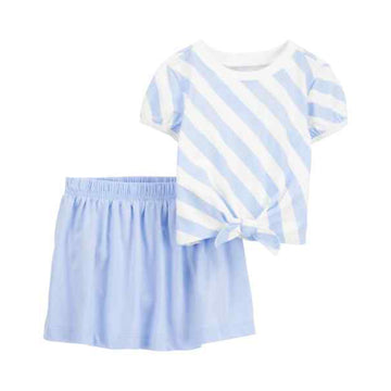 Carter´s - Conjunto de 2 piezas falda y camisa para niña | +9m