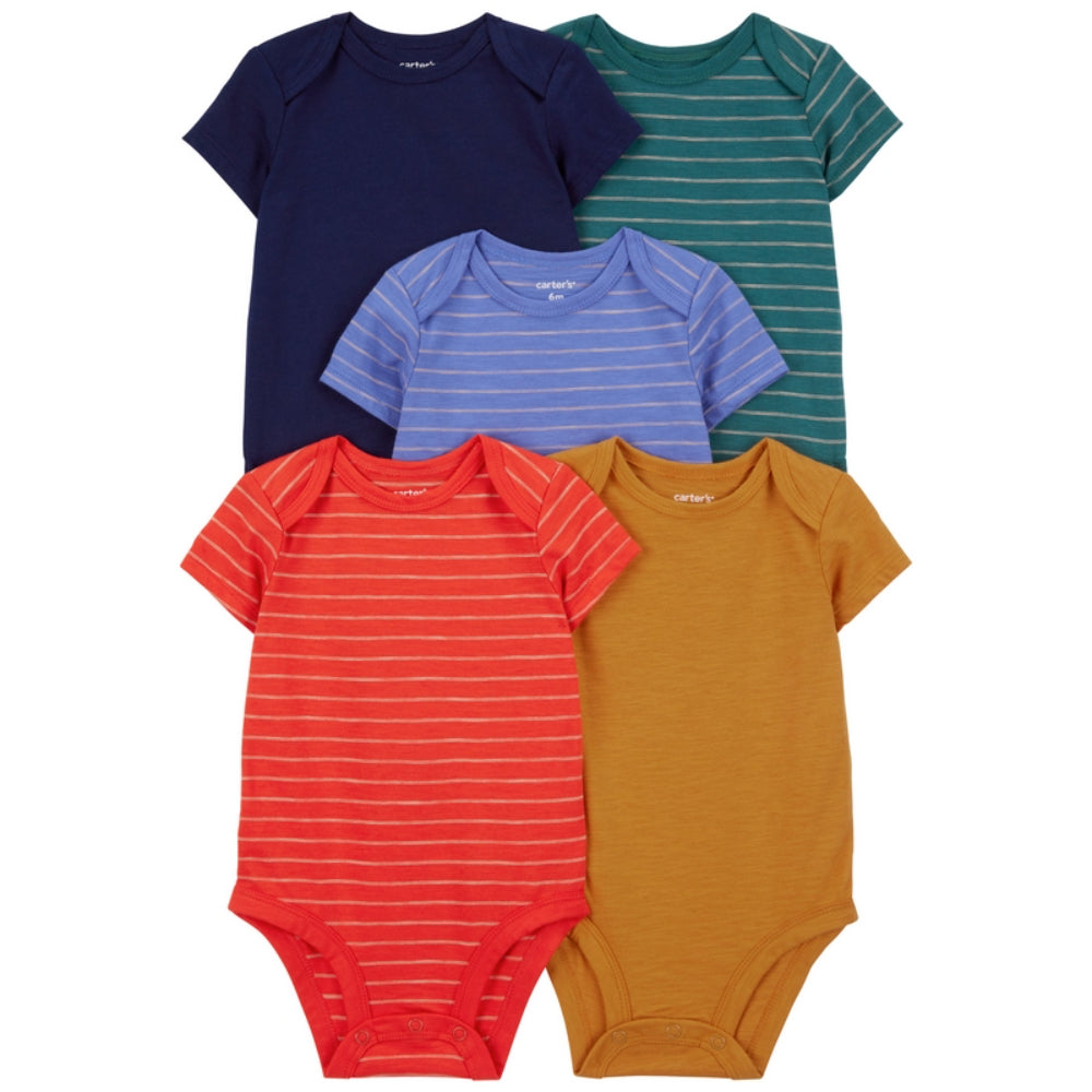 Carter´s- set de 5 enterizos para niño |+6M