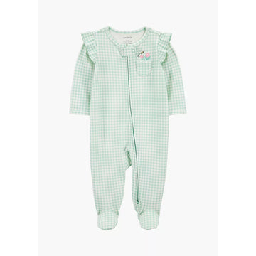 Carter´s- Pijama para niña con bordado de flores