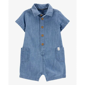 Carter´s- Enterizo azul para niño  |  +24m