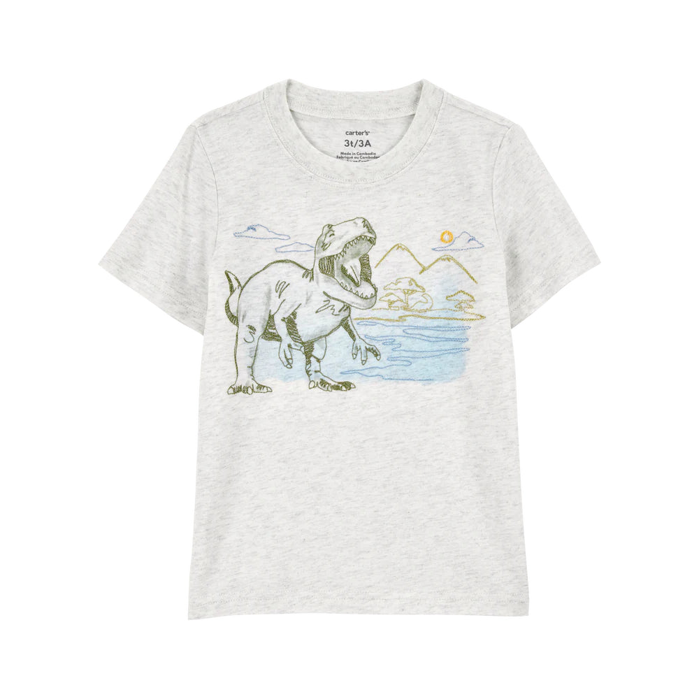 Carter´s - Camiseta con estampado de dinosaurio