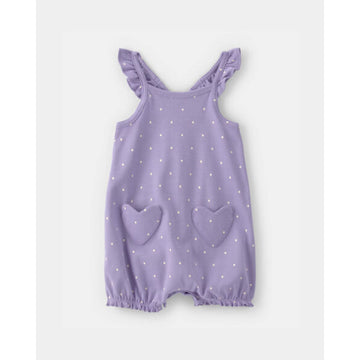 Carter´s - Enterizo desmangado para niña  | 3m+