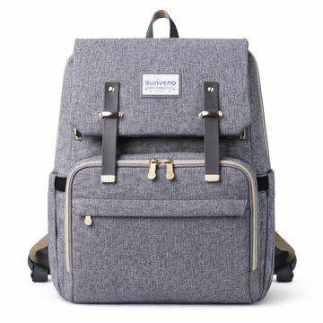 Sunveno - Mochila pañalera gris