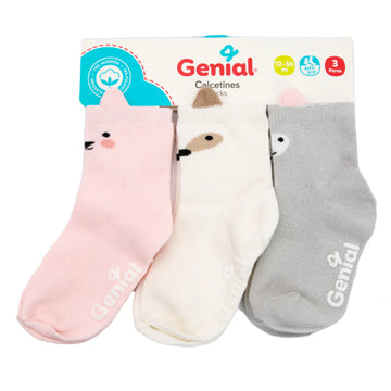 Genial - Calcetines antideslizantes | +12-36m