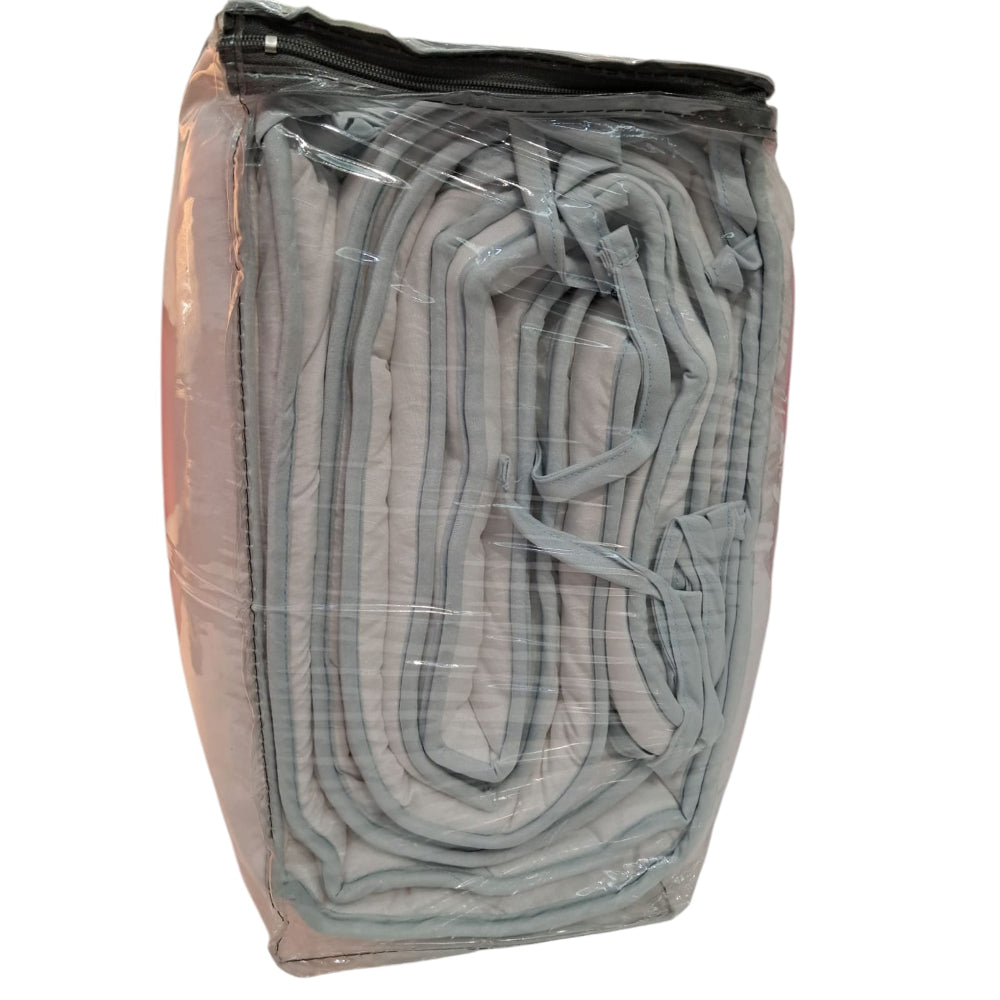 nunubasics- protector para cuna blanco