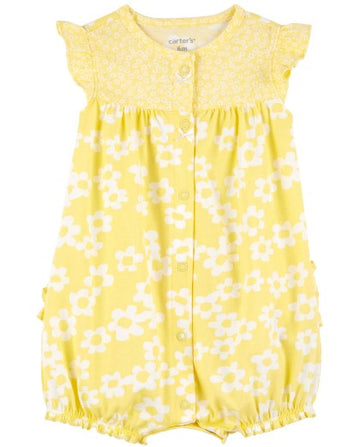 ENTERIZO YELLOW FLORAL