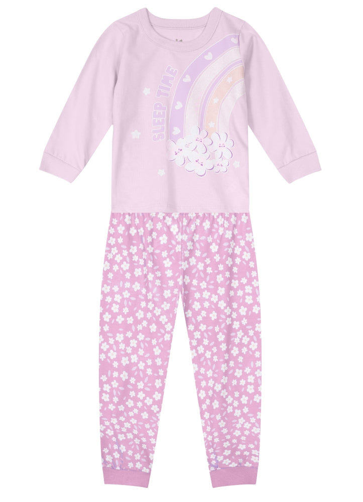 Brandili - Pijama morada brilla en la obscuridad