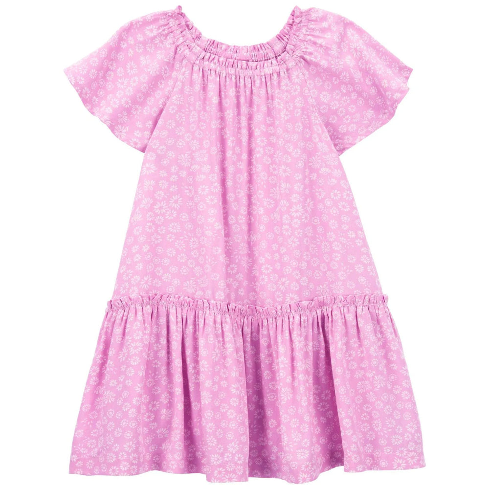 Carter´s - Vestido rosado floral  | 3T