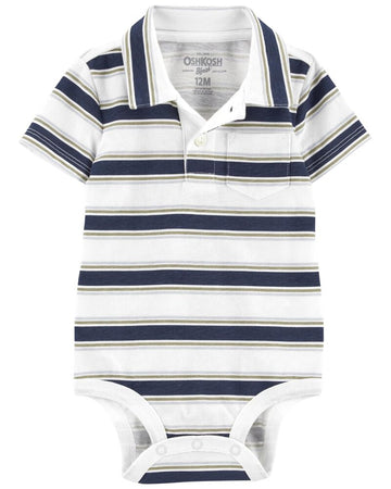 ENTERIZO /IB SS POLO BS NAVY STRIPE WBO