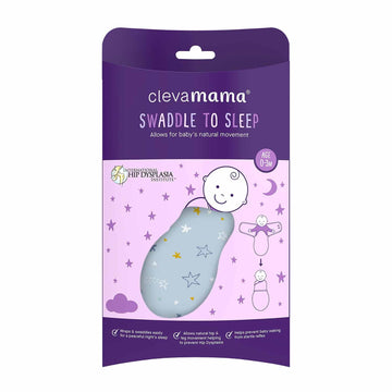 Clevamama- Envolver para dormir | 0-3M celeste