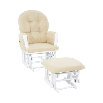 Mecedora con banquito | Beige
