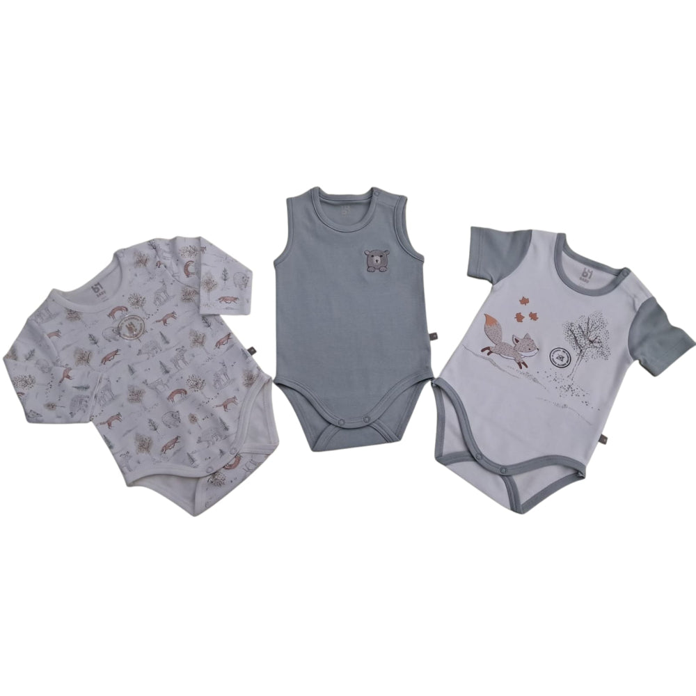 B4baby- set de 3 mamelucos |+0M