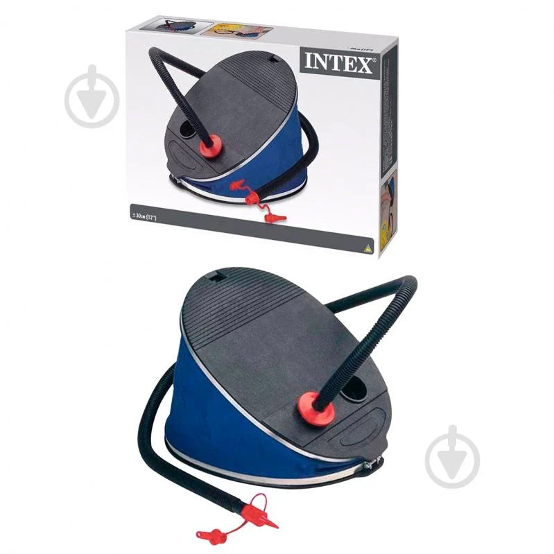 Intex - Bomba de pie con 3 boquillas
