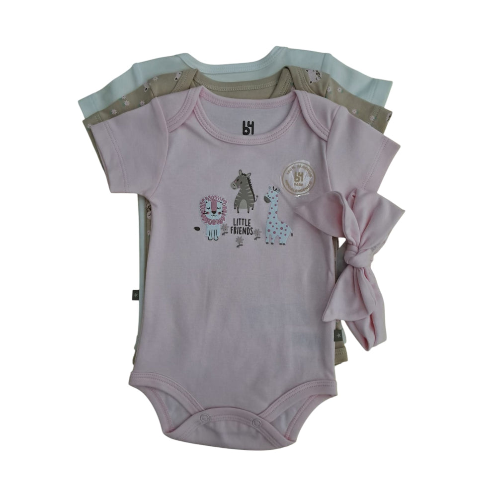 B4baby- set 3 mamelucos |+6M