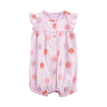 ENTERIZO PURPLE SMILEY PRINT