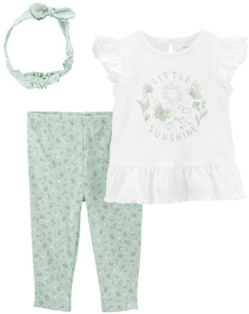 CONJUNTO /SP23 I G 3PC PANT SET MINT FLORAL LBB
