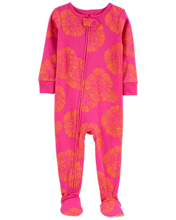 PIJAMA PINK-ORANGE FLORAL