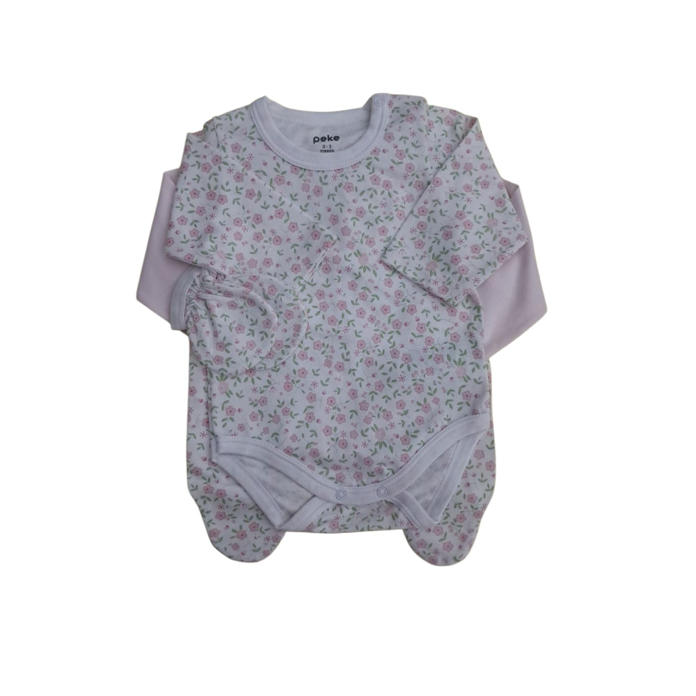 Peke- set de 4 piezas para niña |NB
