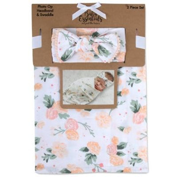 SWADDLE FLORES ROSADAS