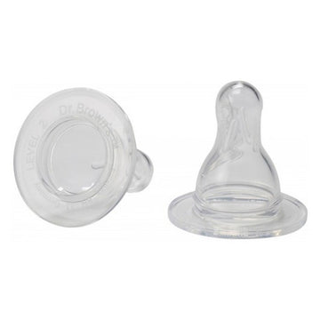Biberon de silicon nivel 2 Dr. Brown's