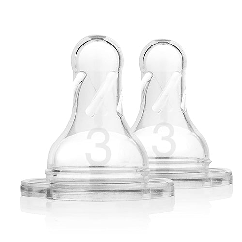 Biberon de silicon cuello estandar nivel-3 (6m+) Dr. Brown's