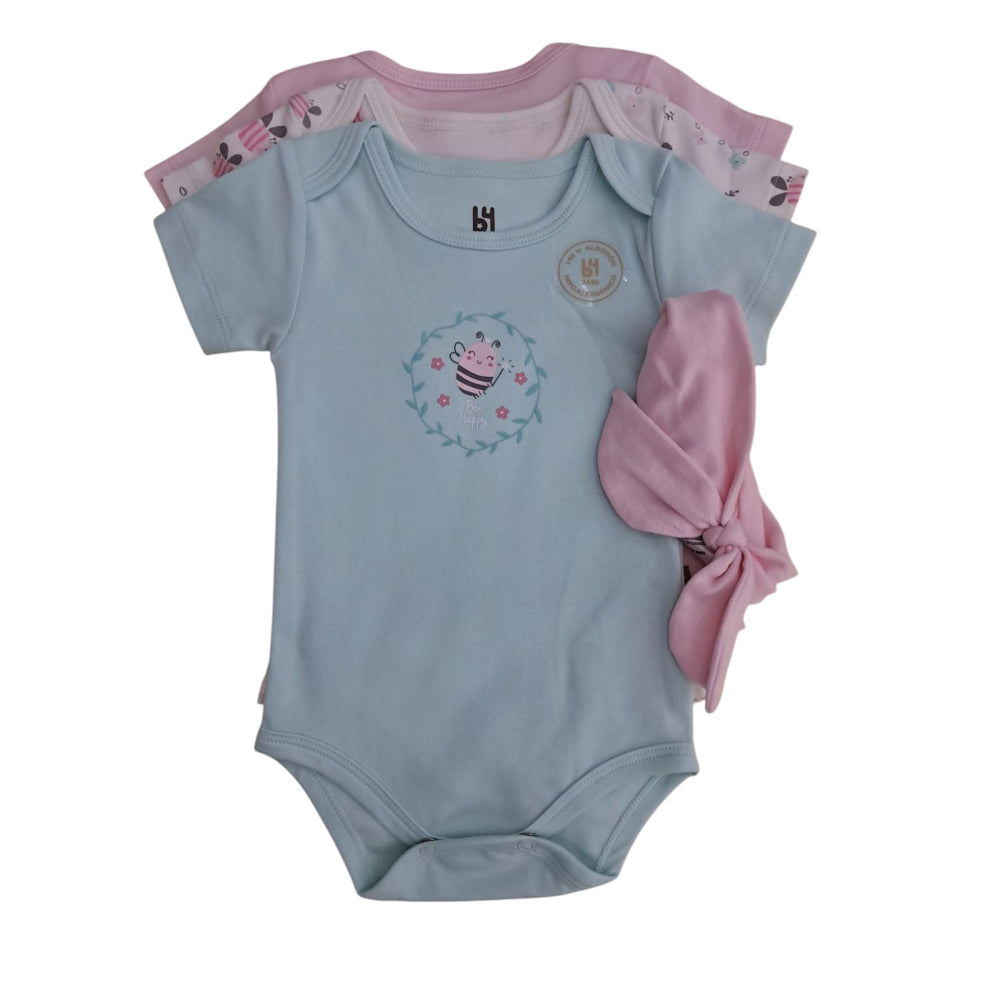 B4baby- set 3 mamelucos |+9M